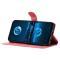  Samsung Galaxy S25 Edge Fodral Läder Rosa - Teknikhallen.se