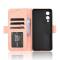  Samsung Galaxy S25 Edge Fodral Med Avtagbart Kortfodral Rosa - Teknikhallen.se