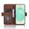  Samsung Galaxy S25 Edge Fodral Med Avtagbart Kortfodral Brun - Teknikhallen.se