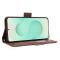  Samsung Galaxy S25 Edge Fodral Med Avtagbart Kortfodral Brun - Teknikhallen.se