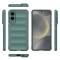  Samsung Galaxy S25 Edge Skal Magic Shield Grön - Teknikhallen.se
