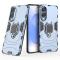  Samsung Galaxy S25 Edge Skal Ring Hybrid Armor Blå - Teknikhallen.se
