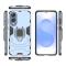  Samsung Galaxy S25 Edge Skal Ring Hybrid Armor Blå - Teknikhallen.se