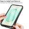  Samsung Galaxy S25 Edge Skal 360 Hybrid Defense Svart - Teknikhallen.se