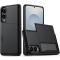  Samsung Galaxy S25 Edge Skal Hybrid Med Kortfack Svart - Teknikhallen.se