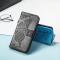  Samsung Galaxy S25 Edge Fodral Med Fjäril Tryck Svart - Teknikhallen.se