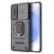  Samsung Galaxy S25 Edge Skal CamShield Ring Hybrid Svart - Teknikhallen.se