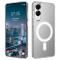 Samsung Galaxy S25 Edge Skal MagSafe Hybrid Transparent - Teknikhallen.se