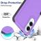  Samsung Galaxy S25 Edge Skal Extreme Shockproof Hybrid Lila - Teknikhallen.se