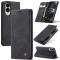 CASEME CASEME Samsung Galaxy S25 Edge Fodral Flip Läder Svart - Teknikhallen.se
