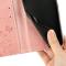  Samsung Galaxy S25 Edge Fodral Med Blommigt Tryck Roséguld - Teknikhallen.se