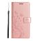  Samsung Galaxy S25 Edge Fodral Med Blommigt Tryck Roséguld - Teknikhallen.se
