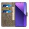 Samsung Galaxy S25 Edge Fodral Med Blommigt Tryck Grå - Teknikhallen.se