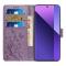  Samsung Galaxy S25 Edge Fodral Med Blommigt Tryck Lila - Teknikhallen.se