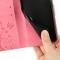  Samsung Galaxy S25 Edge Fodral Med Blommigt Tryck Rosa - Teknikhallen.se