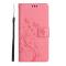  Samsung Galaxy S25 Edge Fodral Med Blommigt Tryck Rosa - Teknikhallen.se