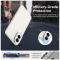  Samsung Galaxy S25 Edge Skal Slim Matt Vit - Teknikhallen.se
