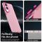  Samsung Galaxy S25 Edge Skal Slim Matt Rosa - Teknikhallen.se