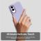  Samsung Galaxy S25 Edge Skal Slim Matt Lila - Teknikhallen.se