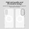  Samsung Galaxy S25 Edge Skal MagSafe Slim Matt Vit - Teknikhallen.se