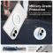  Samsung Galaxy S25 Edge Skal MagSafe Slim Matt Vit - Teknikhallen.se
