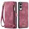 CASEME CASEME Samsung Galaxy S25 Edge Fodral Multifuntionell Röd - Teknikhallen.se