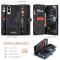 CASEME CASEME Samsung Galaxy S25 Edge Fodral Multifuntionell Svart - Teknikhallen.se