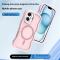  iPhone 16 Plus Skal MagSafe Wavy Matt Rosa - Teknikhallen.se