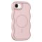  iPhone 16e Skal MagSafe Wavy Matt Rosa - Teknikhallen.se