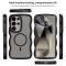  Samsung Galaxy S25 Ultra Skal MagSafe Wavy Matt Svart - Teknikhallen.se