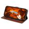  Motorola Edge 60 / 60 Fusion Fodral Läder Brun - Teknikhallen.se