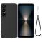 Sony Xperia 1 VII Skal Liquid Silikon Svart - Teknikhallen.se