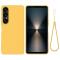  Sony Xperia 1 VII Skal Liquid Silikon Gul - Teknikhallen.se