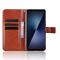  Sony Xperia 1 VII Fodral Crazy Horse Läder Brun - Teknikhallen.se