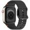  Apple Watch 42/44/45/46/49 mm Armband Silikon Wave Svart - Teknikhallen.se