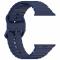  Apple Watch 42/44/45/46/49 mm Armband Silikon Wave Blå - Teknikhallen.se