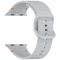  Apple Watch 42/44/45/46/49 mm Armband Silikon Wave Grå - Teknikhallen.se