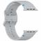  Apple Watch 42/44/45/46/49 mm Armband Silikon Wave Grå - Teknikhallen.se