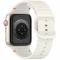  Apple Watch 42/44/45/46/49 mm Armband Silikon Wave Off White - Teknikhallen.se