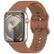  Apple Watch 42/44/45/46/49 mm Armband Silikon Wave Brun - Teknikhallen.se