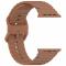  Apple Watch 42/44/45/46/49 mm Armband Silikon Wave Brun - Teknikhallen.se