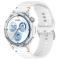  Klockarmband 22 mm Silikon Wave Design Vit - Teknikhallen.se