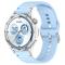  Klockarmband 22 mm Silikon Wave Design Ljus Blå - Teknikhallen.se