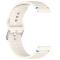  Klockarmband 22 mm Silikon Wave Design Off White - Teknikhallen.se