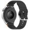  Klockarmband 20 mm Silikon Wave Design Svart - Teknikhallen.se