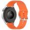  Klockarmband 20 mm Silikon Wave Design Orange - Teknikhallen.se