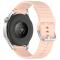  Klockarmband 20 mm Silikon Wave Design Rosa - Teknikhallen.se