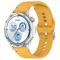  Klockarmband 20 mm Silikon Wave Design Gul - Teknikhallen.se