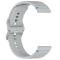  Klockarmband 20 mm Silikon Wave Design Grå - Teknikhallen.se