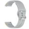  Klockarmband 20 mm Silikon Wave Design Grå - Teknikhallen.se